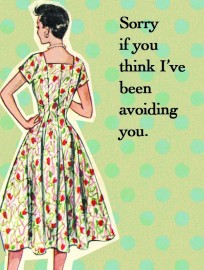 Sorry If You Think I've Been Avoiding You Gift Tag